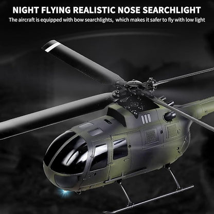 GoolRC C186 Remote Control Helicopter Remote Control Drone Single Propeller Without Ailerons 6-axis Gyro Stabilization Remote Control Airplane Altitude Hold s Adults Gray