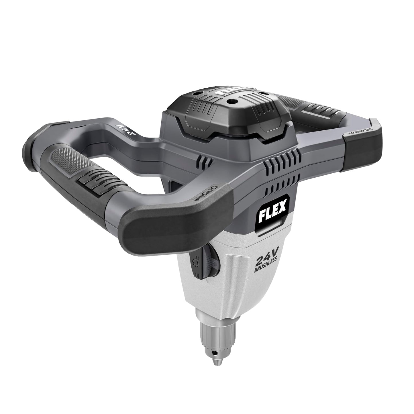 FLEX 24V Brushless Cordless Mud Mixer Tool Only, Battery and Charger Not Included - FX6151-Z, Grey/Black