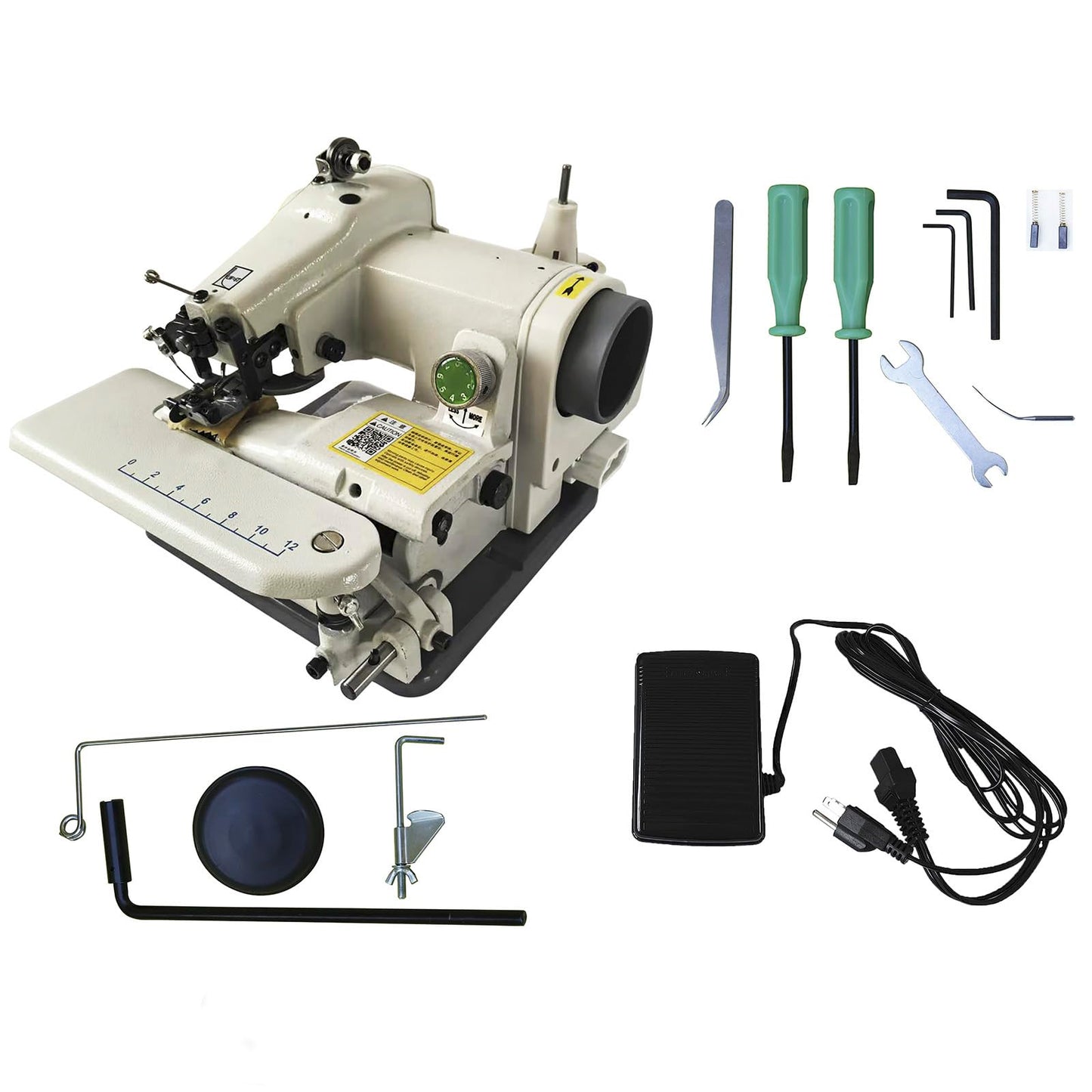 110V Blind Stitch Sewing Machine,Clothes Hem and Cuff Invisible Thread Blind Hemmer Sewing Machine CM-502
