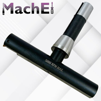 MachEl New Balanced Design 6″ Fly Cutter Indexable Type with R8 Shank (7/16 UNF Drawbar Thread) Single Insert Face Milling Cutter TCMT1604 Insert Included Torx Screw & Star Key Included