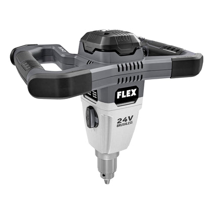 FLEX 24V Brushless Cordless Mud Mixer Tool Only, Battery and Charger Not Included - FX6151-Z, Grey/Black