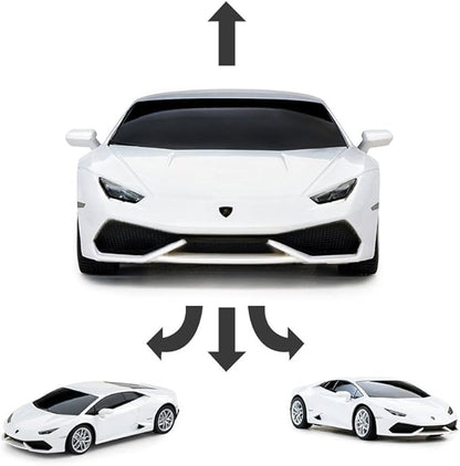 RASTAR Lamborghini HURACÁN LP610-4 RC Car Radio Remote Control 1/24 Scale (White)
