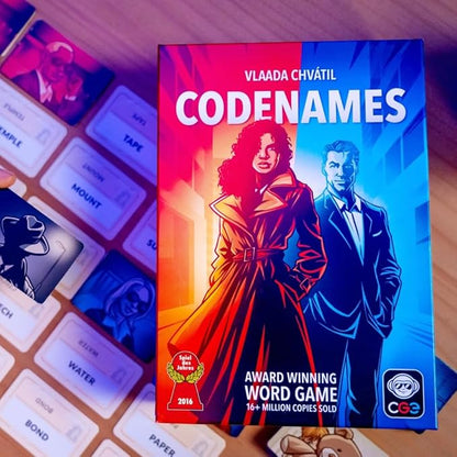 CGE Codenames Board Game (2nd Edition) The Top Secret Word Association Party Game for Friends &amp Family Game Nights 4+ Players