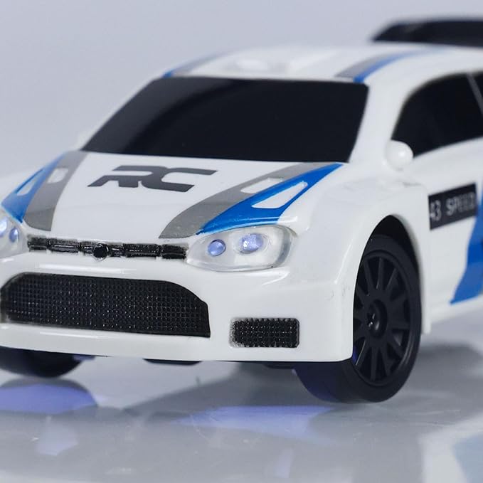 TOUCAN RC HOBBY 2.4GHz Mini RC Drift Car 1/43 Racing Vehicles High Speed 4WD Ready to Go Mini Car Radio Battery Lights Model Gyroscope for Ages 14+
