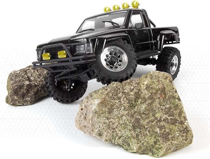 HPI Racing 160802 - Venture18 1985 Toyota Hilux 1/18 Brushless Crawler RTR Black