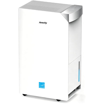 AEOCKY 74 Pint/D Energy Star Version 6.0 Dehumidifier, 4500 Sq.Ft Smart Compressor Dehumidifier with Drain Hose, Intelligent Humidistat,for Basement,Bedroom,Home,Bathroom