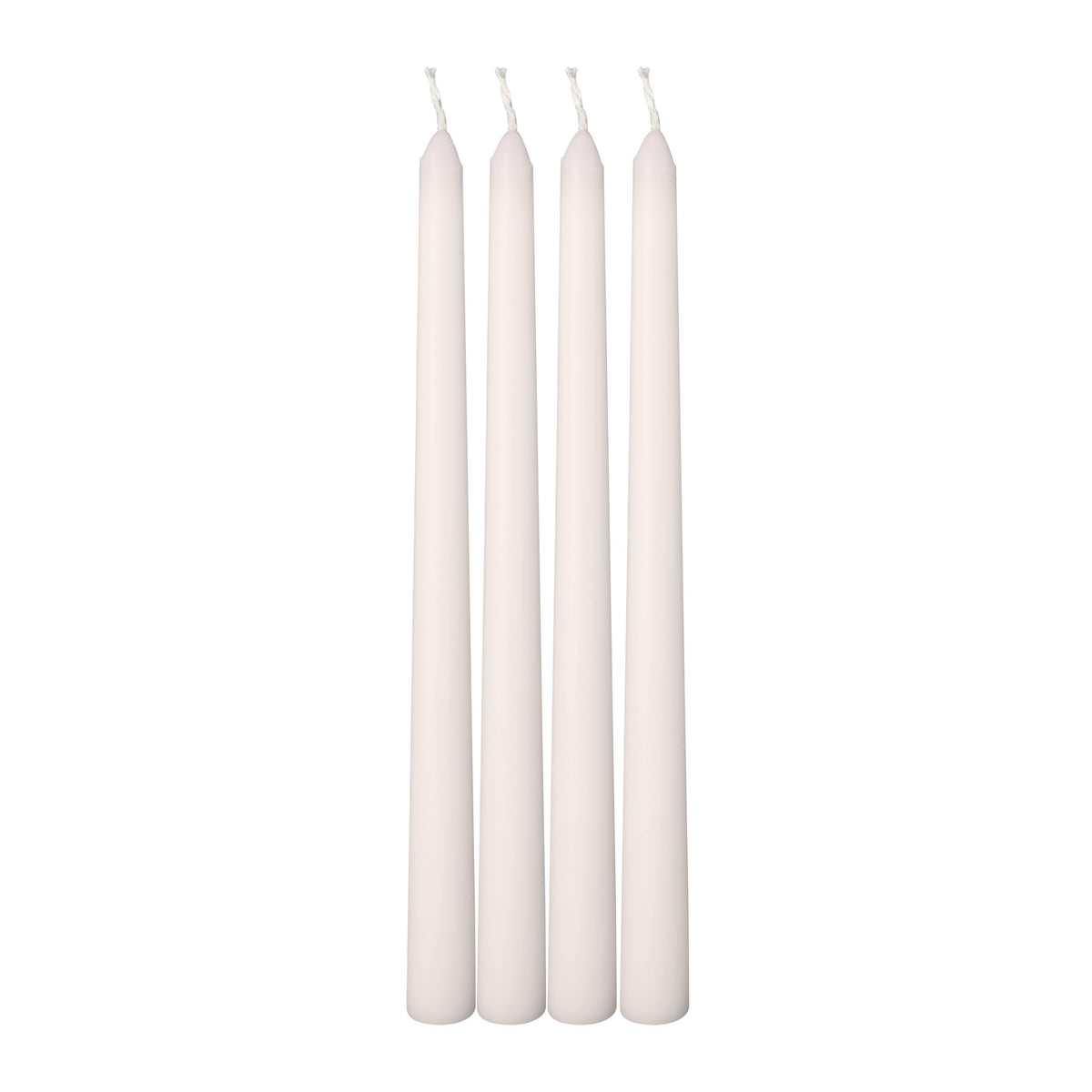 Estrella Blanca Ivory Taper Candles 10-Inch Ivory Candlesticks Dripless Long Cream Tapered Candle Tall Unscented Smokeless Slow Burning Paraffin Wax Candle Sticks for Wedding Dinner Home Decor 4 Pack