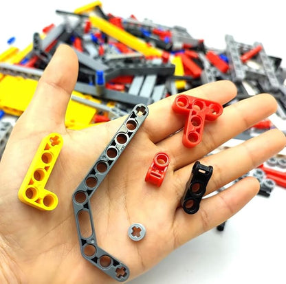 dspitwod Technical Parts Beams Axles Connectors Bricks Sets - 420 Pieces Frame Liftarms Beams for Technic Car STEM Building Block Toys
