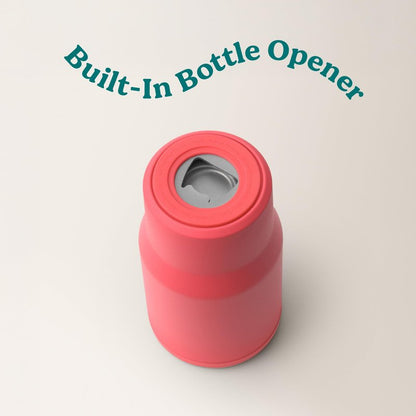 Reduce 4-in-1 Drink Cooler - Versatile Can & Bottle Holder with Vacuum Insulation - Keeps Drinks Cold Up to 4 Hours - Includes Bottle Opener - Fits Cupholders & Dishwasher Safe - 14oz - Daiquiri