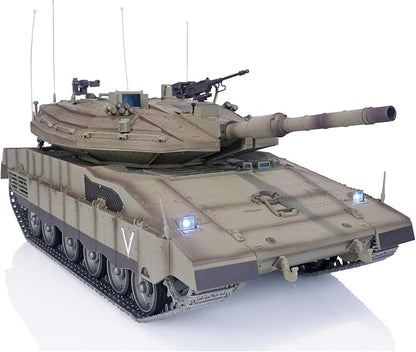 TOUCAN RC HOBBY Heng Long Remote Control Tank 1/16 IDF Merkava MK IV Professional Edition Tanks BB Airsoft That Shooting BB Bullets