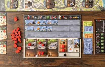 Capstone Games Imperial Steam Strategy Board Game for 2 to 5 Players Heavy Economic Railroad with Worker Placement Route Building Industrial Expansion &amp Resource Optimization | Ages 12+ | 120 M