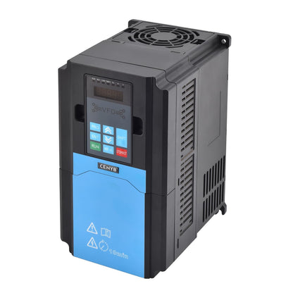 5.5KW 7.5HP 27.5A Variable Frequency Drive vfd 220v Input 220v 3 Phase Output, 0-3000Hz, Upgraded Up/Down Button Tuning Mode, Precise Control to 0.01Hz, Inverter for CNC Spindle Motor Speed Control