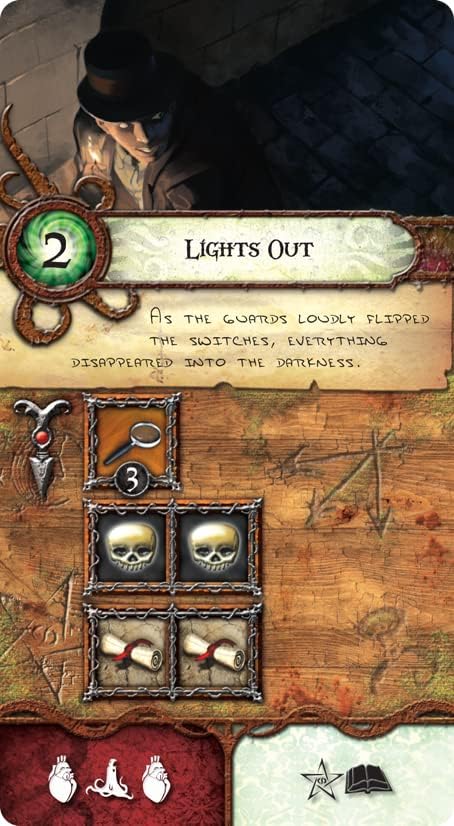 Elder Sign Board Game - Supernatural Intrigue Cooperative Dice Adventure! Horror Mystery Game Ages 14+ 1-8 Players 1-2 Hour Playtime Made by Fantasy Flight Games