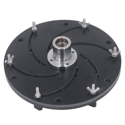 Longworth Chuck, Self Centering Wood Lathe Chuck with Aluminum Alloy Construction for Woodworking Bowl and Plate Turning Black 250mm