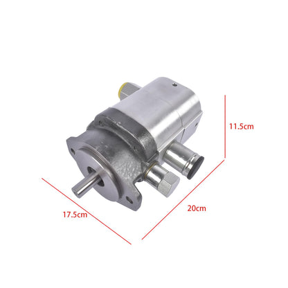 Hydraulic Wood Log Splitter Pump - 22 GPM | 2 Stage | 3000 PSI | Aluminum HI/LO Gear Pump with 3600 RPM, NPT3/4 Outlet Port, NPT1 Inlet Port, 5/8" Diameter Shaft