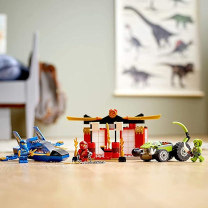 LEGO NINJAGO Legacy Storm Fighter Battle 71703 Ninja Playset Building Toy for Kids Featuring Ninja Action Figures (165 Pieces)