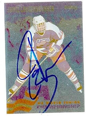 Sports Memorabilia Autograph Warehouse 24969 Jamie Langenbrunner Autographed Hockey Card Team USA