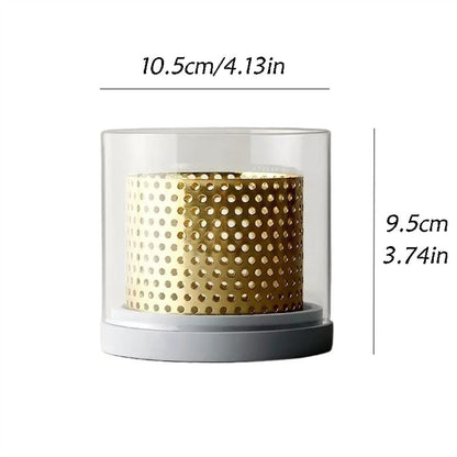 Candlestick Holders Aromatherapy Candlestick Table Center Decorative Glass Candle Holder High Temperature Resistant Candle Holders (Size : B)