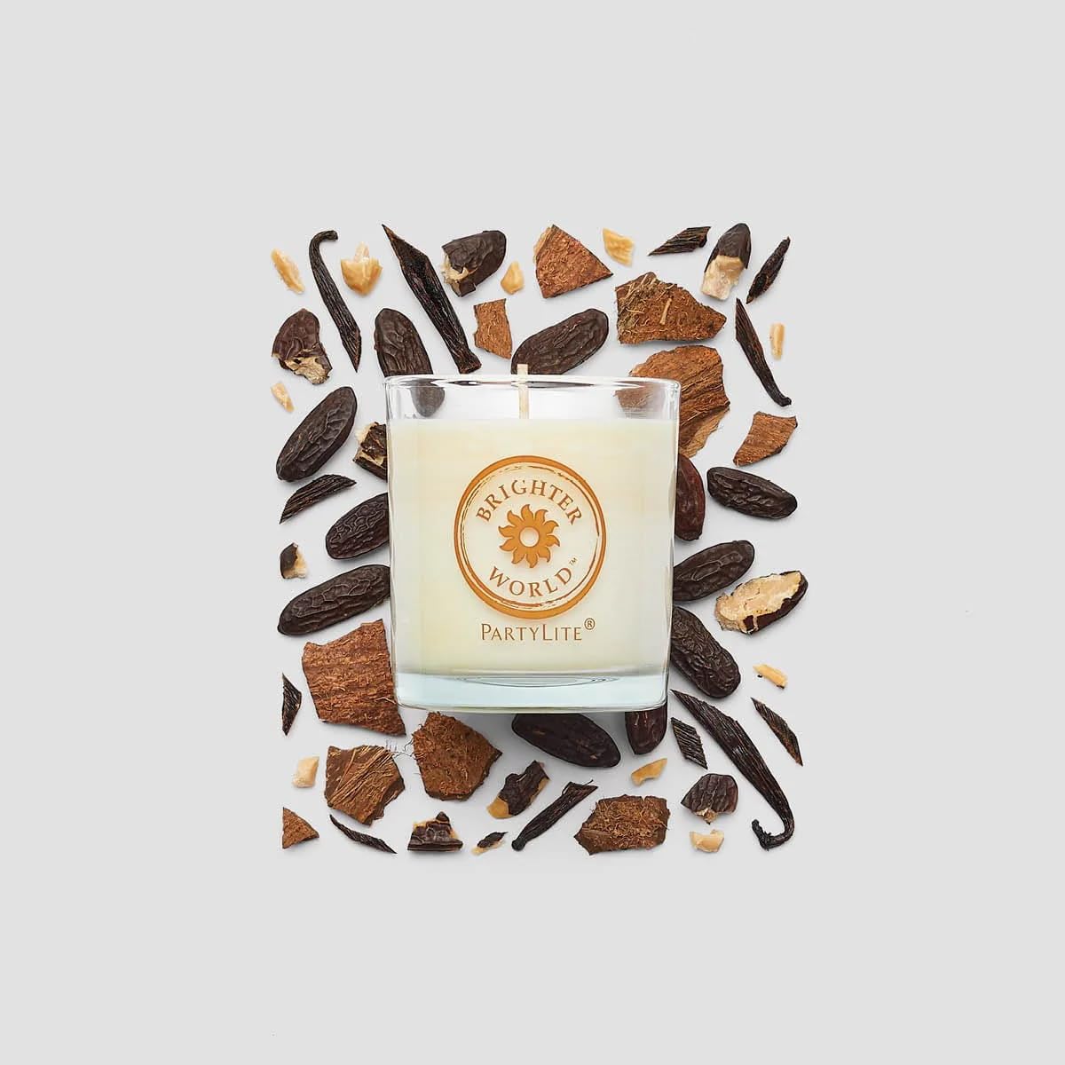 PartyLite Brighter World™ Vanilla Tonka Bean Jar Candle
