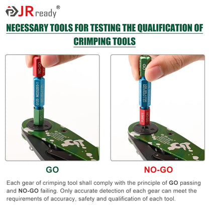 JRready ST2161-1 Aviation Crimp Tool Kit NEW-AS2G Miniature Crimper M22520/2-01 for G125 GO NO-GO GAGE 11 Pcs Positioners DAK20B DRK20B M81969/14-01 M81969/14-10 Installing Removal Tool