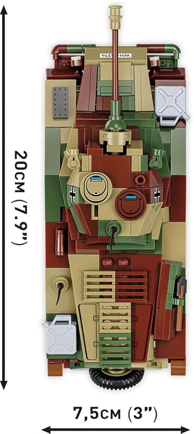 COBI Historical Collection WWII Sd.Kfz 234/2 Puma Vehicle Building Set 470 Pieces