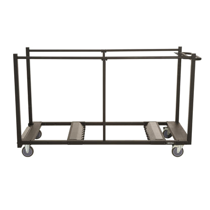 LIFETIME 80193 Sand Finish Table Cart with Heavy Duty Steel, Black