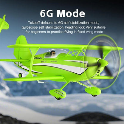 RC Plane 4CH A310 Biplane RC Airplane for Adults Beginners 3D/6G 1504 Brushless Motor Remote Control Plane EPP Foam 2.4G Fixed-Wing Model Plane with 2 Batteries