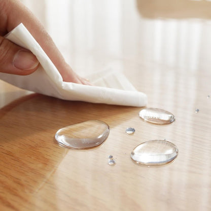 LovePads Clear Table Cover Protector, 31.5 x 55 Inch 2mm Thick Plastic Table Cover, Table Protector for Dining Room Table, Waterproof Dresser Cover Top for Kitchen, Coffee, Writing Desk