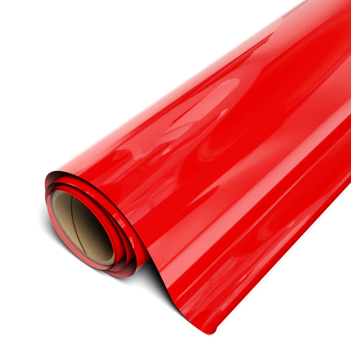 Siser EasyWeed Heat Transfer Vinyl 11.8" x 75ft Roll (Bright Red) - Compatible with Siser, Cricut, Silhouette and Other Craft/Professional Cutters - CPSIA Certified