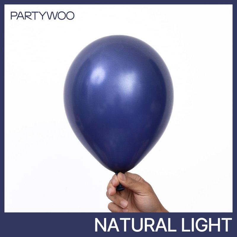 PartyWoo Navy Blue Balloons 50pcs 12 Inch Dark Blue Latex Helium Balloons for Graduation New Year Wedding Sports Theme Boy Baby Shower Men Birthday Bachelorette Party Decorations Blue-Z90
