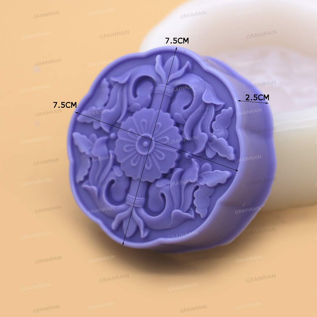Silicone Soap Molds - DIY Craft Handmade Soap & Candle Plaster Resin Mould (14107)