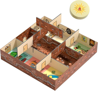 HABA Inspector Mouse: The Great Escape - Detective Board Games for Family Night Cooperative Memory Games for Ages 5+ Includes 3D Playing Board with Fun Sounds