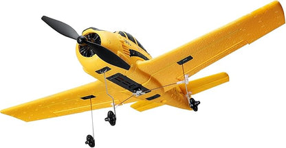 VEVOR RC Plane 2.4GHZ 4 Channel RC Airplane with 6-Axis Gyro Stabilizer&amp2 Batteries Ready to Fly T28 Trainer Aircraft Plane Toy RC Glider for Adults Kids Beginners Boys Birthday/Xmas Child Gift