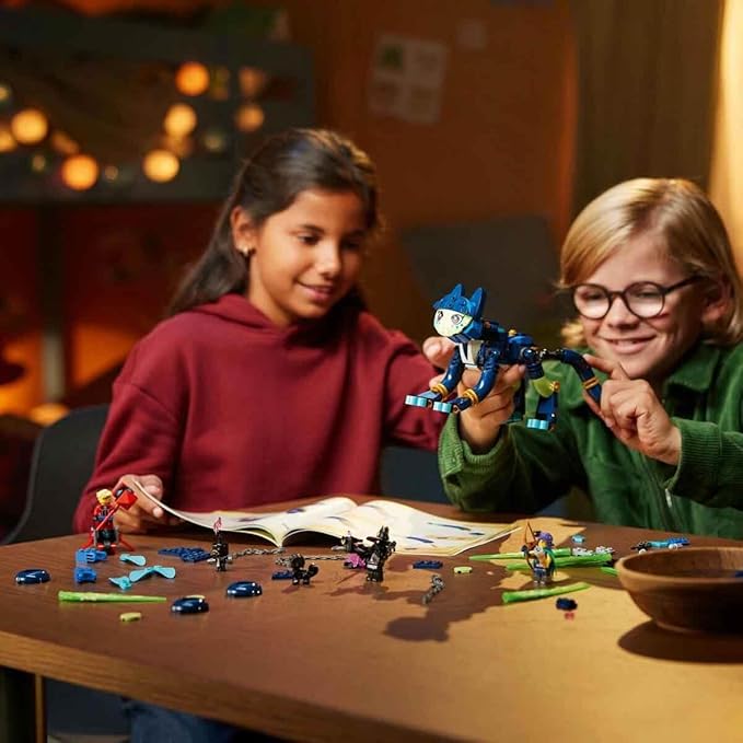 LEGO 71476 DREAMZzz Zoey und die Katzeneule Zian Katzenpfau 3 Minifiguren