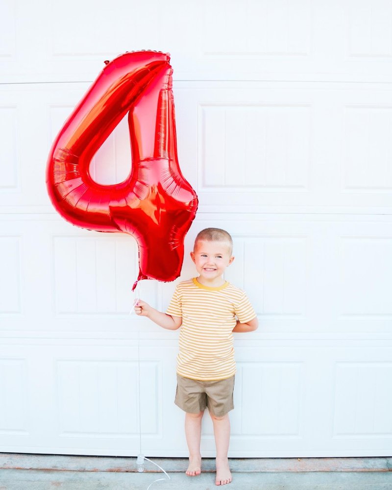 Red Number 40 Balloon 40 inch, 40 Number Balloons, 40th Red Birthday Decorations, 40 Year Old Girls Boys Party Supplies