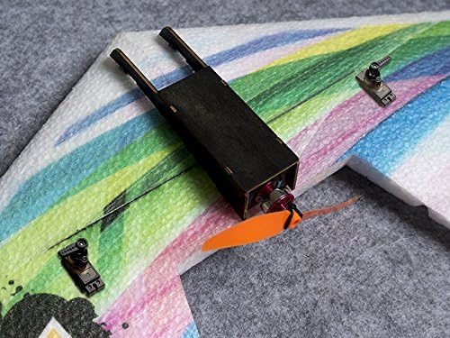 31 Delta Wing EPP Plane Model Rainbow Fly Wing 800mm Wingspan KIT Tail-Pusher Version E0511
