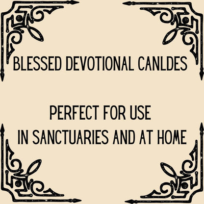 Glass Assorted Religious Candle, White, Case of 12 (1)