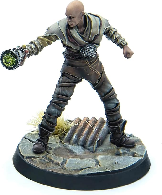 Modiphius Entertainment: Fallout: Wasteland Warfare - Children of Atom: Zealot Congregation - 6 Figures 32mm Unpainted Resin RPG Miniatures