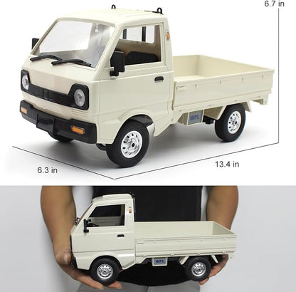 Remote Control Car for HJ110 1:10 Drift Pickup 2.4G RC Racing Truck Drift 2WD Vehicle with 2 Rechargerable Batteries Hobby Toys Model for Kids Boys Girls Adults