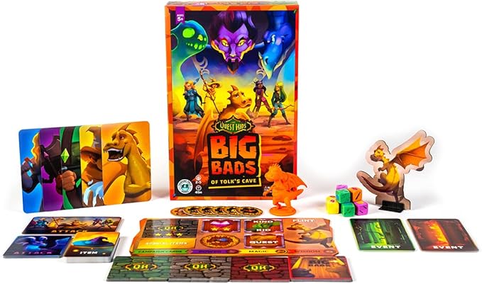 The Big Bads of Tolk's Cave | Treasure Falls Games | A Fantasy Expansion for Kids 5 Years Old and Up