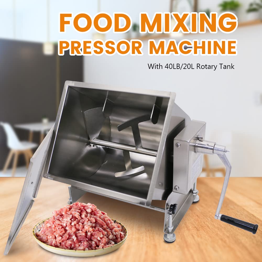Hakka 30lb/15L Electric Meat Mixer with Motor