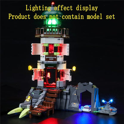 LED Light Kit Compatible with Lego The Lighthouse of Darkness - Lighting Set for Hidden Side 70431 Building Model (Model Set Not Included)