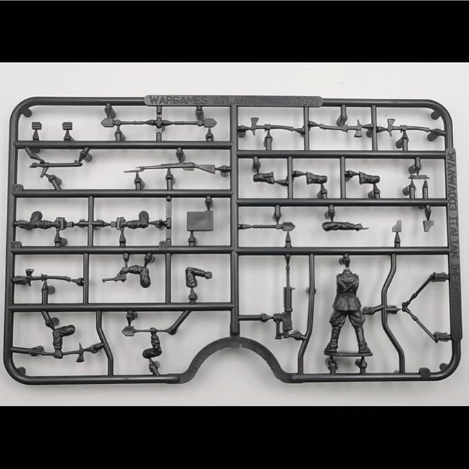 Wargames Atlantic World Ablaze - The Second World War 1939-1945: Italian Infantry (32 Multi Part Hard Plastic 28mm Figures)…