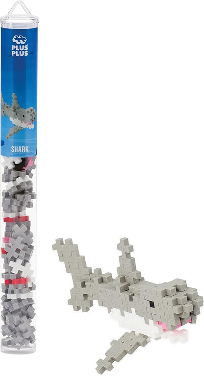 PLUS PLUS Building Block Playset Kit Themed Figures 3D Puzzle Fun Stem Toys for Kids 350 Mini Interlocking Pieces - 5 Tube Bundle Ocean