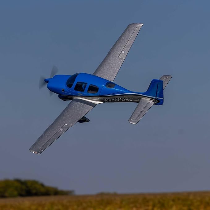 E-flite UMX Cirrus SR22T BNF Basic with AS3X and Safe Select EFLU15950 RC Sport Airplanes