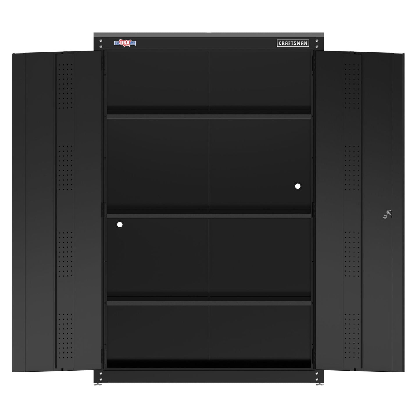 CRAFTSMAN Metal Garage Storage Cabinet, Floor Cabinet, 48 Inch (CMST24800BK)