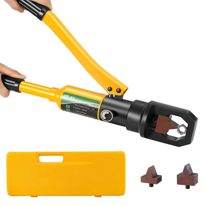 Huanyu Hydraulic Nut Splitter Tool Heavy Duty Nut Separator Portable Cracker Force 10T Cutting Range M27-M34 M34-M41 for Removing Rusty Broken Damaged with Storage Box YP-41