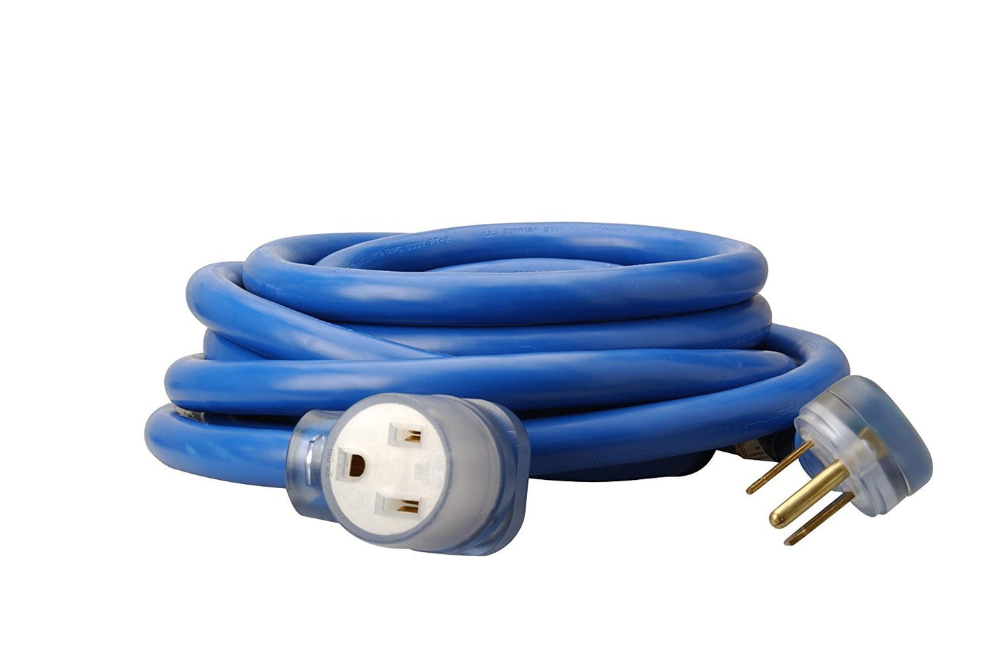 Southwire Welder Extension Cord - Heavy-Duty Power Cable for Industrial Welding Machines - STW Jacket - Molded Ends - Lighted Receptacle - 50-Amp/250-Volt - 50-Feet