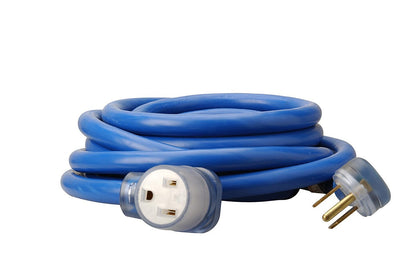 Southwire Welder Extension Cord - Heavy-Duty Power Cable for Industrial Welding Machines - STW Jacket - Molded Ends - Lighted Receptacle - 50-Amp/250-Volt - 50-Feet