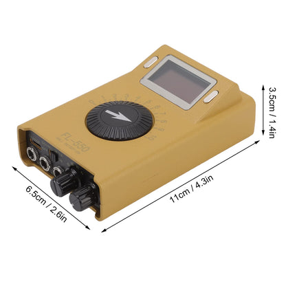 EVTSCAN Pipe Water Leak Detector FL 550 Double Sided Induction Adjustable Sensitivity Noise Filtering Spectrum Display for Underground Water Pipeline Leakage Detection (US Plug)